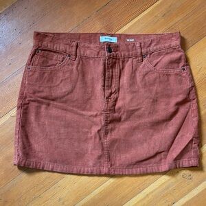 Kensie Women's Mini Skirt - Warm Rust